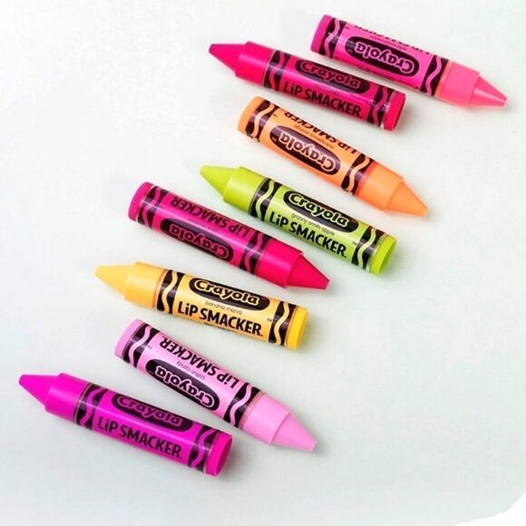 Lip Smackers + Crayola  Flavored Lip Balms Sealed - Picture 1 of 5